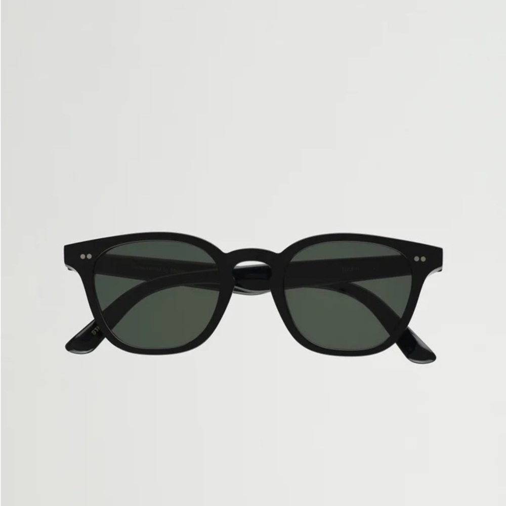 River Black Green solid lens